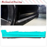 Carbon Fiber Side Skirts  Extension Lip for BMW 5 Series G30 M Sport F90 M5  2018-2022 Car Door Panels Side Trim Extensions