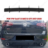 Rear Bumper Diffuser Flag Spoiler Splitter Lip Accessories For VW Golf MK5 R32 MK6 MK7 7.5 MK8 GTI MK7R 7.5R 2005-2022 Tuning