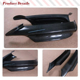 For BMW 3 Series E90 M Tech M Sport Car Front Bumper Lip Splitters Flaps Winglets 2006 - 2008 2009 - 2012 LCI Carbon Fiber