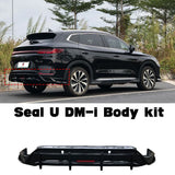 For BYD Seal U Dm-i Song Plus Body kit front chin diffuser spoiler bright black modification accessory