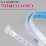 2pcs LED Car Door Opening Warning Atmosphere Light Strip 120cm Decoration Welcome Decor Ambient Lamp Safety Auto Accessories 12v