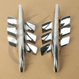 Motorcycle Chrome Shark Gills Fairing Accents For Honda Goldwing GL1800 GL 1800 2001-2010 2009 2008 2007 2006 2005 2004
