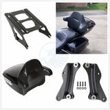 Motorcycle Waterproof ABS Tail Top Case Box for Harley Davidson King tour pack Pak 2014 2020 2021