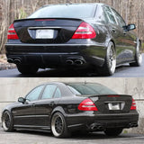 Carbon Parts Fits Mercedes Benz W211 E55 AMG 2002-2006 Rear Bumper Diffuser Lip Spoiler REAL CARBON