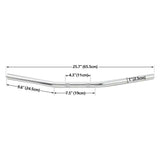 Motorcycle Chrome 1'' Handlebar For Harley Touring Road Glide King Sportster XL 883 1200 Softail Dyna FXWG Street Bob Fat Bob