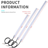 2pcs LED DRL Car Daytime Running Light Flexible Waterproof Strip Auto Headlights White Turn Signal Yellow Brake Flow Lights 12V