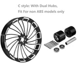 32" Front Wheel Rim Single / Dual Disc Hub Fit For Harley Touring Models 2008-2023