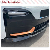 Car Front  Bumper Lip Spoiler for BMW i3 I01 Hatchback I3 2018 - 2020 Carbon Fiber Front Bumper Lip Chin Spoiler Car Body Kits