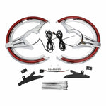 Brake Rotor Cover LED Light Lamp Fit For Honda Goldwing GL1800 GL 1800 2018-2024 Motorcycle
