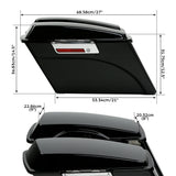 Motorcycle Hard Saddlebags Saddle Bag Trunk Conversion Bracket Mounts For Harley Davidson Softail 1984-2016 2014 2015