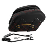 Detachable Saddlebags W/ Mount Kit Fit For Harley Fat Boy 2018-2024 Motorcycle Side Bags