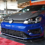 For VW Golf Mk7 Mk7.5 Golf 7 Golf 7.5 GTI GTD GTE R R-Line MAXTON Style Car Front Bumper Lip Spoiler 3pcs Car CS Front Guards