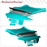 Car Rear Trunk Wing Racing Spoiler For Porsche 987 Cayman Coupe 2005 - 2012 Carbon Fiber Rear Trunk Boot Lip Wing Spoiler