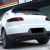 For Porsche macan carbon fiber Spoiler Top Wing ducktail rear spoiler wing trunk wing splitter Car Accessories Upgrade body kit
