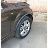 For Q7 Wheel Arch Car Side Fender Flares Covers Mudguards Trims for Audi Q7 RSQ7 Sline 2006 - 2015 Matt Bright Black PU