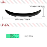 Dry Carbon Fiber Car Trunk Spoiler for BMW 3Series G20 G28 G80 M3 320i 330i Rear Boot Wing HighKick Spoiler P Style 2018-2023
