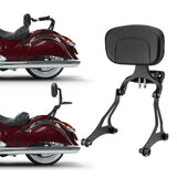Adjustable Backrest Sissy Bar Compatible with 2014-2024 Indian Chieftain Dark Horse Vintage Challenger Springfield Models