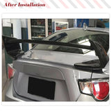 Car Rear Trunk Racing Spoiler Boot Lip Wing Spoiler For Toyota GT86 Subaru BRZ Coupe 2013-2019 Real Carbon Fiber Rear Wing Lip