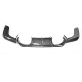 Car Rear Bumper Diffuser Lip Spoiler for BMW F80 M3 F82 F83 M4 Bumper 2014-2018 Sedan Carbon Fiber / ABS Black Rear Bumper Cover