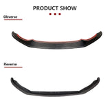 Carbon Fiber Car Front Bumper Lip Splitters for BMW F80 M3 F82 F83 M4 2014-2019 Racing Front Lip Spoiler