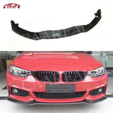 For F32 Carbon Fiber Front Lip Spoiler Chin Splitters for BMW 4 Series F32 F33 F36 M Sport 2014 -2018 Bumper Guard Car Styling