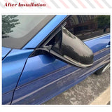 Real Carbon Fiber Car Mirror Cover Caps for BMW F20 F22 F23 F30 F31 F32 F33 F36 F87 M2 X1 E84 Replacement Rearview Mirrors