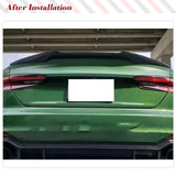 DRY Carbon Fiber Car Trunk Spoiler Boot Wing For Audi A5 S5 RS5 B9 B9.5 High Kick Lip Spoiler Trunk Boot Carbon Wing S5 B9