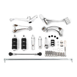 Motorcycle Forward Controls Complete Kit with Pegs Levers Linkages For Harley Sportster 883 1200 XL Iron 2004-2013 Black chrome