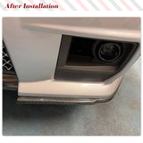 Carbon Fiber Car Front Splitter for Cadillac CTS-V Coupe 2009-2015 Car Front Bumper Lip Winglets Canards Protector Body Kits