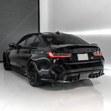 For Bmw 3 Series G20 320i 330d 330e 330i M340i M 340d G80 M3 2019-2023 PSM Style Rear Roof Lip Spoiler Wing ABS Car Accessories