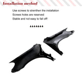 Carbon Fiber Car Front Side Fenders Flares for Volkswagen VW GOLF 6 VI MK6 2010-2013 Side Exterior Side Fender Vent Trims