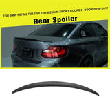 Car Styling Carbon Fiber Spoiler Rear Trunk Lip Wing for BMW 2 Series F87 M2 F22 220i 228i M235i Coupe 2014 - 2017