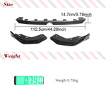 Real Carbon Fiber Car Front Lip for BMW 3 Series G20 330i LCI 2022 2023 Front Bumper Lip Spoiler Splitters Guards 3PCS Chin Lip