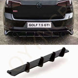 for Volkswagen Golf 7.5 GTI MK7.5 GTI TCR   High quality car rear bumper diffuser Rear side splitter spoiler lip