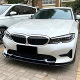 Car Front Bumper Splitter Chin Lip for BMW 3 Series G20 G21 320i 325i 2019-2022 Spoiler Diffuser Guard Body Kit Auto Parts