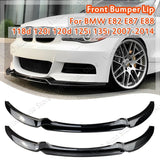 For BMW E82 E87 E88 118i 120i 120d 123d 125i 125se 128i 135i 2007-2013 Front Bumper Lip Splitter Spoiler Guard Chin Cover