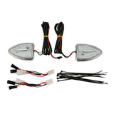 L&R Aero Head Marker Red Lights For Honda Goldwing GL 1800 Airbag ABS 2012-2017