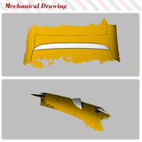 Real Carbon Rear Roof Spoiler Wing For Mercedes BenzGLC Class C253 GLC43 Car Rear Trunk Racing Spoiler Wing Highkick Lip