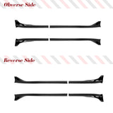 For Tesla Model 3 2023 2024 4PCS Car Side Skirts Side Bumper Extention Splitter Trims Body Kits ABS Glossy Black Racing Aerokits