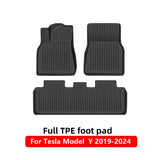For Tesla Floor Mats Model 3 Y 2019-2024 Car Four Seasons Waterproof Non-slip Floor Mat NEW TPE Special Car Accessories