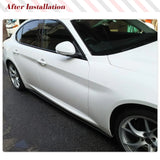 Carbon Fiber Car Side Skirts for Alfa Romeo Giulia Base Sport Sedan 2015-2022 Car Door Rocker Panels Valance Extension Lip FRP