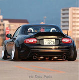 For Mazda MX5 NC NCEC SPOILER Roadster Miata Hard Top EPA Style Rear Duckbill Spoiler carbon fiber+Fiber Glass Splitter Wing