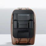 Car Seat Back Hanging Organizer Leather Auto Backseat Storage Bag With Cup Holder Universal Trash Bin Tissue Box Phone Pockets