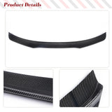 Carbon Fiber Car Racing Rear Trunk Spoiler Lip Wing For Ford Mustang GT Coupe 2015 - 2022 Car Rear Trunk Boot Lip Wing Spoiler