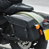 Motorcycle Side Bag Saddlebag 32L for Sportster 883 XL 883 Travel Luggage Bag Pannier Leather Waterproof Saddle Bag Accessories