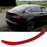 High quality ABS rear spoiler black suitcase for Tesla model 3 2017 2018-2019