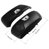 Saddlebag Lids Cover For Indian Chieftain Dark Horse 2019-2024 Challenger 2020 Roadmaster Limited 2021-2024 Matte Black