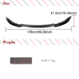 Carbon Fiber / FRP Front Bumper Lip Splitters Spoiler for BMW F80 M3 F82 F83 M4 2014 - 2019 Car Front Body Kits Bumper Spoiler