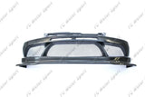 FRP Fiber Glass Front Bumper with Carbon Lip Fit For 2004-2007 Evolution 8-9 VS 09' Ver Style Front Bumper with Splitter