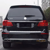 X166 GL body kit front rear bumper car facelift parts  for Mercedes Benz  Class 63